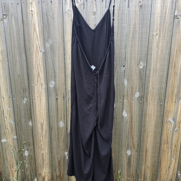 Lulus Heatwave Black Wide-Leg Swim Cover-Up Jumpsuit Size Small - Picture 5 of 10